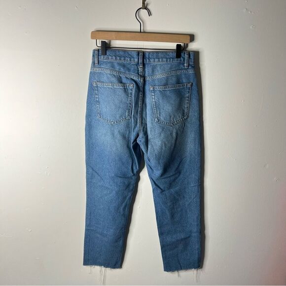 Reformation Julia High Waisted Cigarette Jeans Sonoma Destroyed color size 27 - Picture 9 of 12